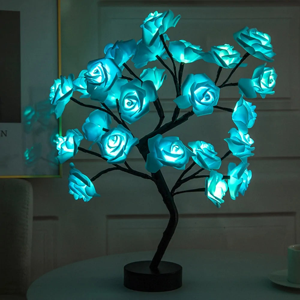 Tree of Love – LED Rose Blossom Tree for Elegant Home Décor