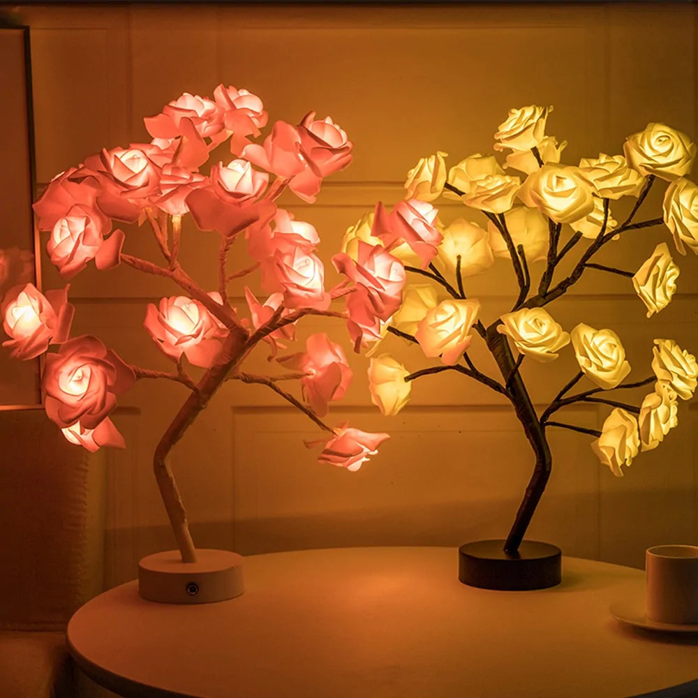 Tree of Love – LED Rose Blossom Tree for Elegant Home Décor